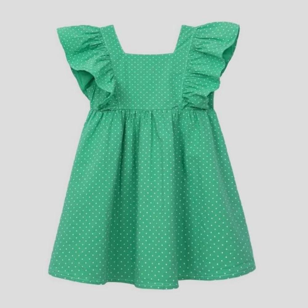 Váy hoa xòe bé gái Rabity cotton mềm nhẹ an toàn cho da trẻ em 91141