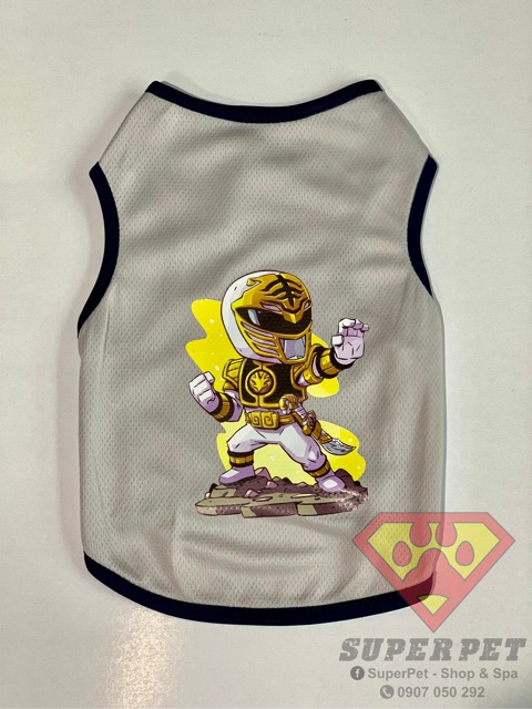 ÁO THÚ CƯNG IN HÌNH SIÊU NHÂN CỰC NGẦU GIÁ RẺ NHẤT ĐỒNG GIÁ XXS - L