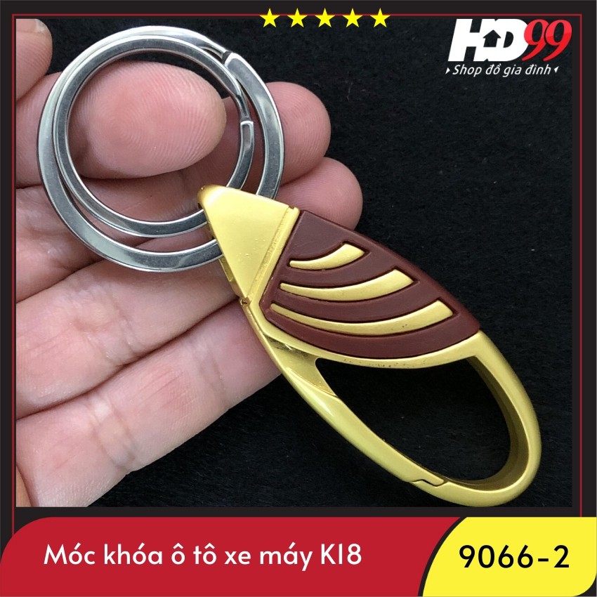 Móc Khóa Xe Máy Ô tô ️Cao Cấp K18 MS9066-2 ⚽ FREESHIP️ ⚽ Móc Khóa Thép Cao Cấp Gài Thắt Lưng Cho Nam