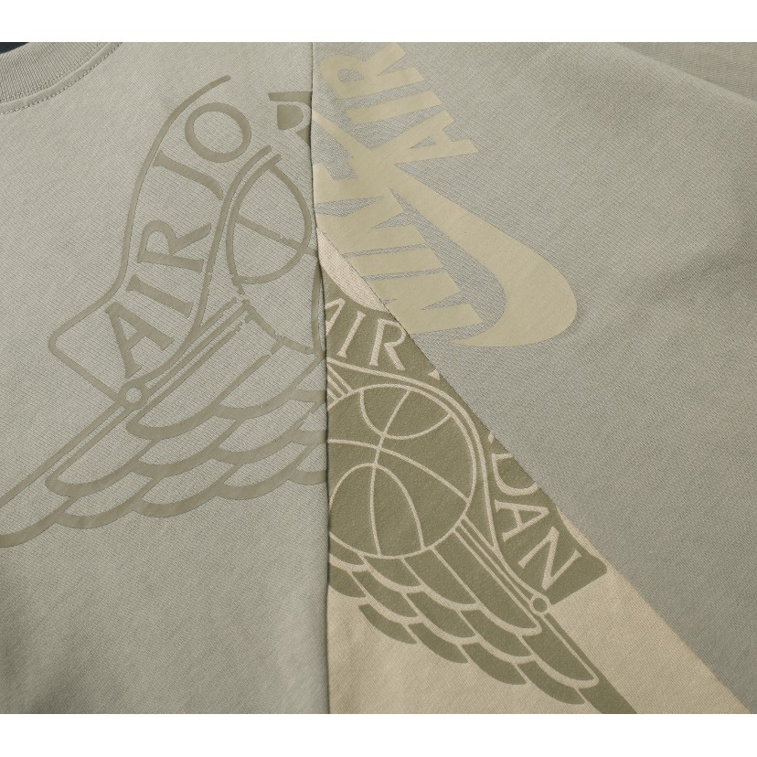 Áo thun ngắn tay họa tiết Air Jordan 6 x Travis Scott phối màu cá tính thời trang