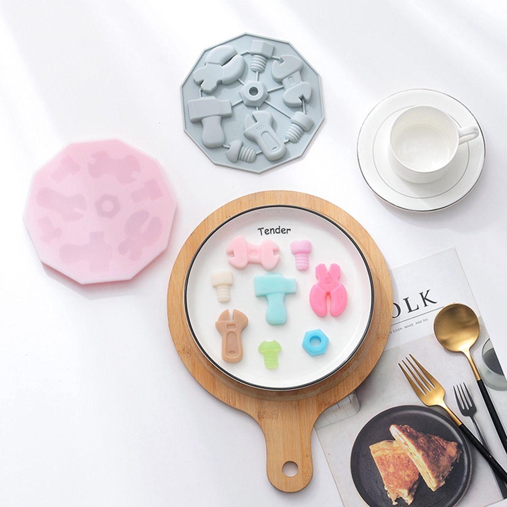 Khuôn Silicone Làm Thạch Rau Câu Hình Bàn Tay DIY