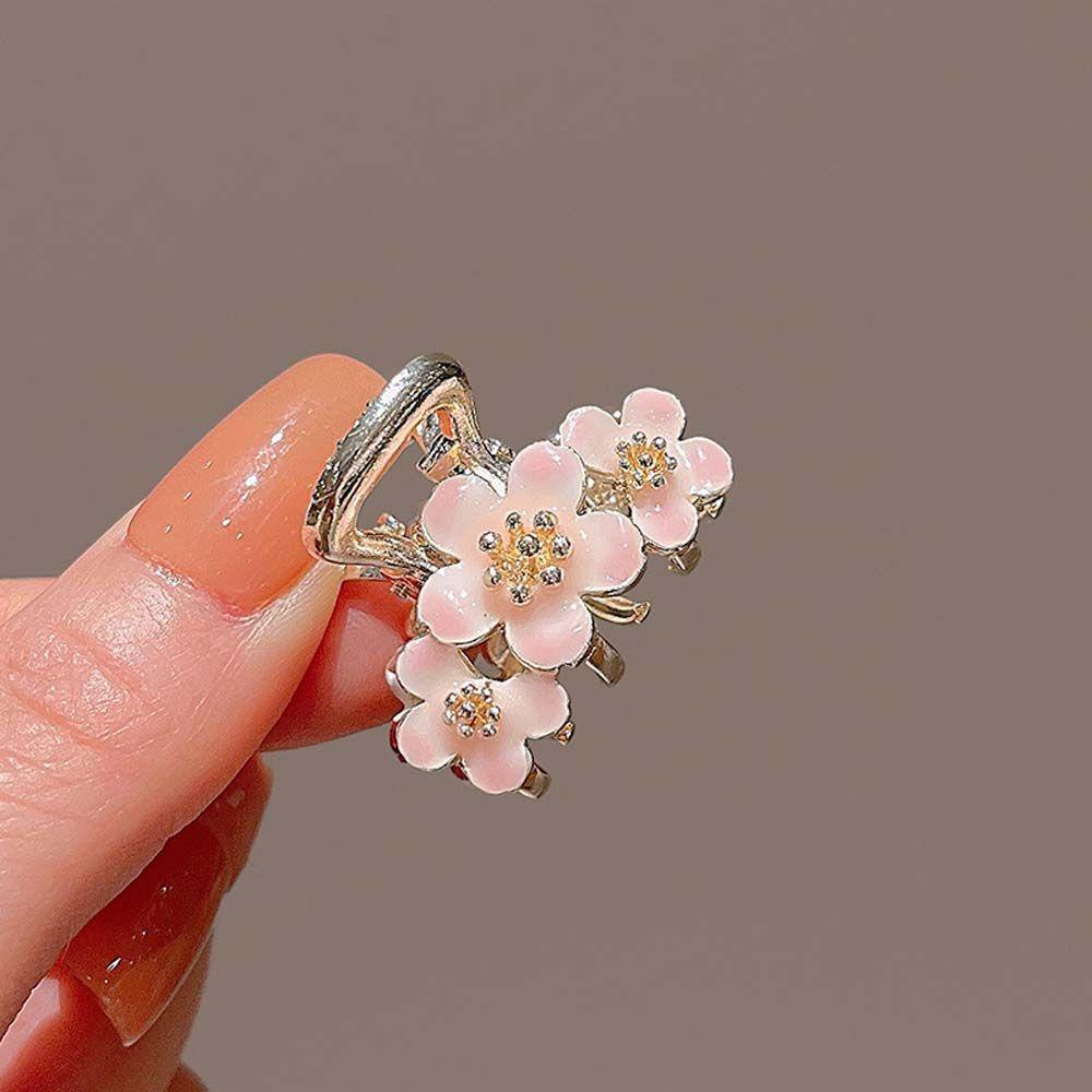 Kẹp Tóc Hợp Kim Họa Tiết Hoa Anh Đào Thời Trang Hàn Quốc WMES15H Cho Nữ