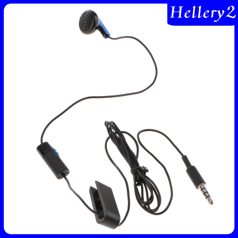 [HELLERY2] Wired Earphone for PS4 Controller Single Earbud Volume Control with Mic 1.2m