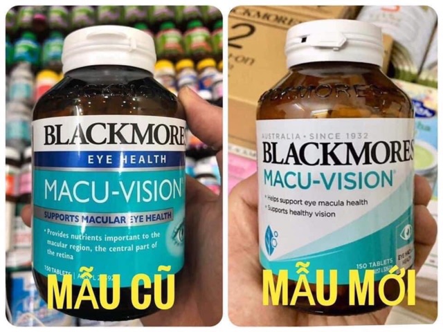 [Hộp lớn 150 viên] Thuốc bổ mắt Blackmores Macu Vision của Úc