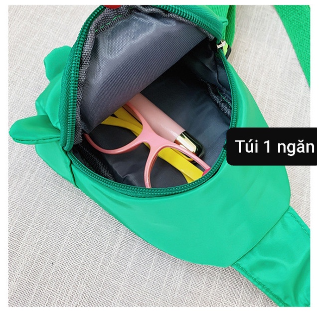 Túi đeo chéo cho bé gái, túi đeo vai bé trai đựng lì xì đồ cá nhân xinh xắn kích thước 6x12x18cm