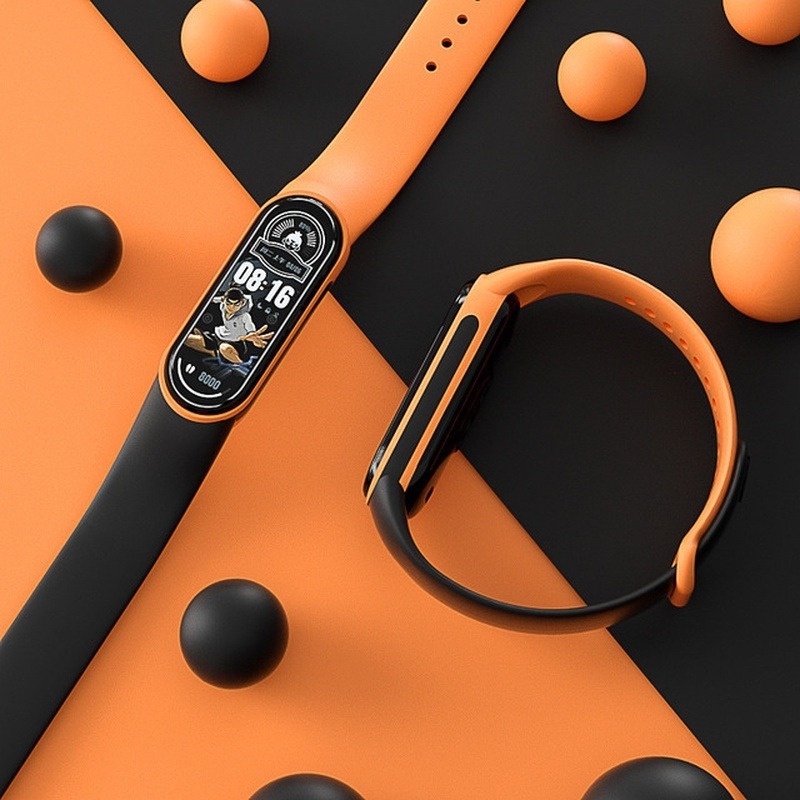 Dây Đeo Silicone Mềm Hai Màu Cho Đồng Hồ Thông Minh Xiaomi Mi Band 3/4/5/6