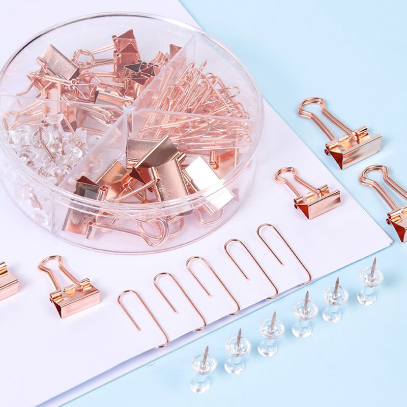 Set 72 Kẹp Đa Năng Bằng Kim Loại