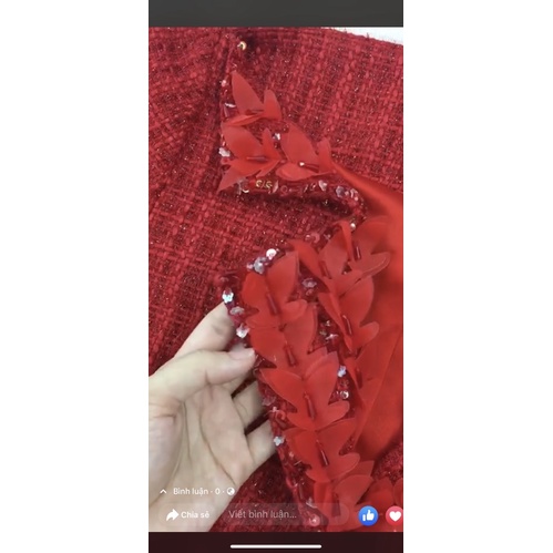 Set dạ đỏ Thuy Nguyen Design