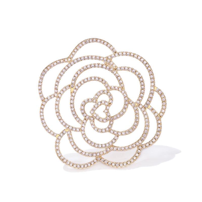 Ghim Cài Áo Hình Hoa Trà Nhỏ Dễ Thương Cho Nữ