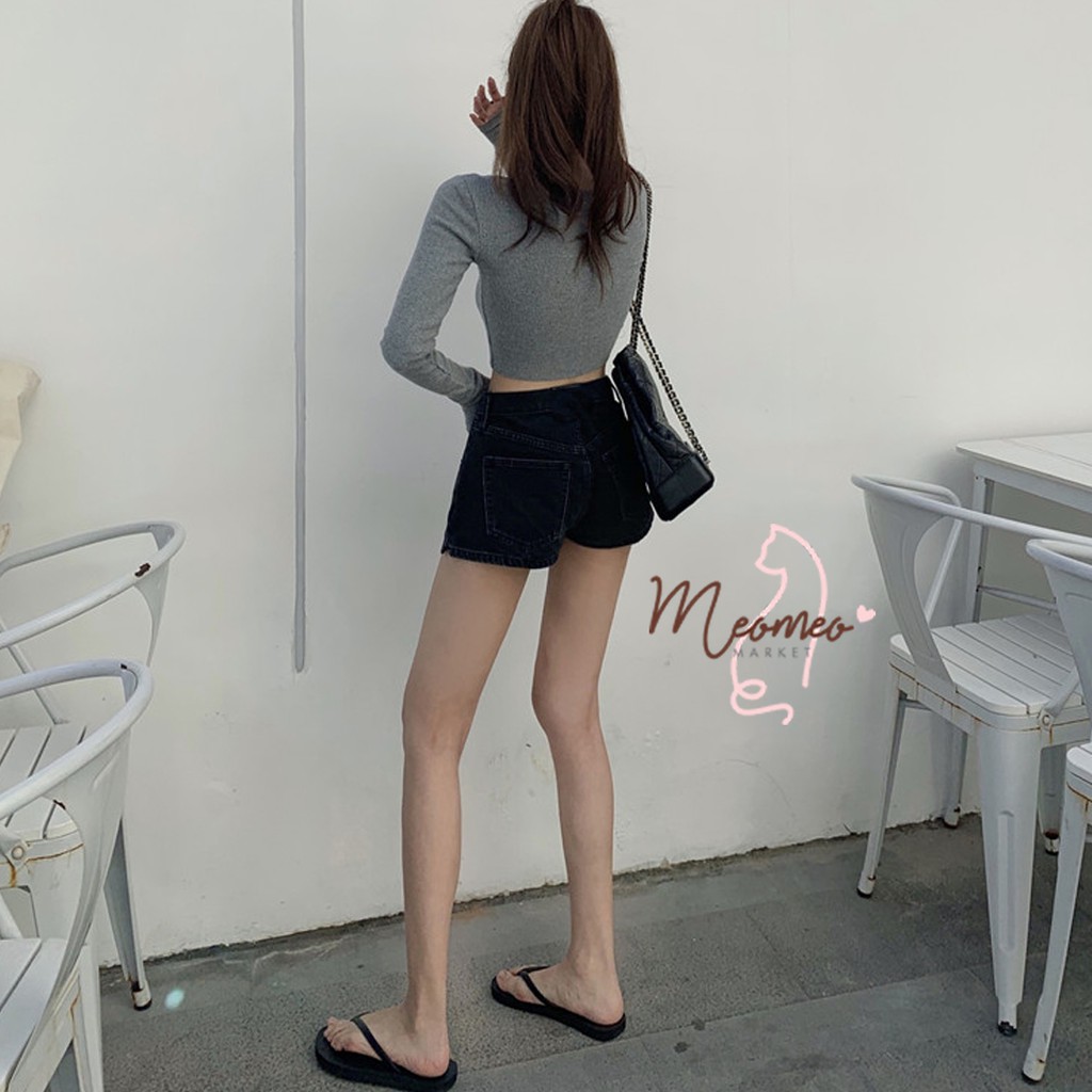 Quần Short Jean Nữ Giả Váy - Quần Sooc Jean Nữ Giả Chân Váy Cực Hot Cực Thời Trang | BigBuy360 - bigbuy360.vn