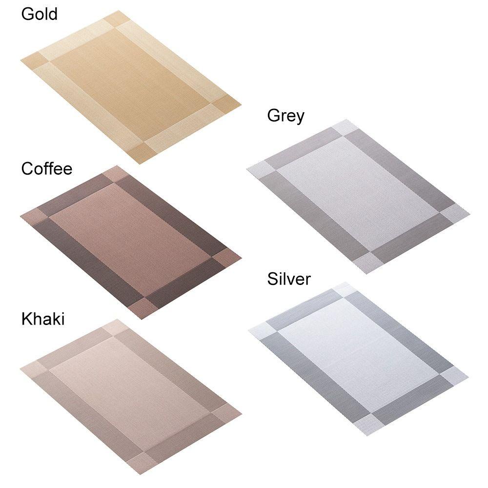 DORAW Western Food Mat PVC Heat Insulation Table Decoration Table Cloth Pad