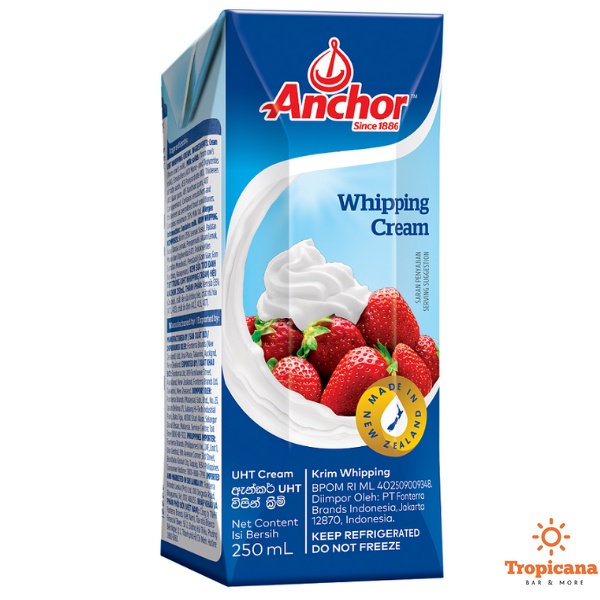 Kem sữa tươi Whipping Cream Anchor 250ml