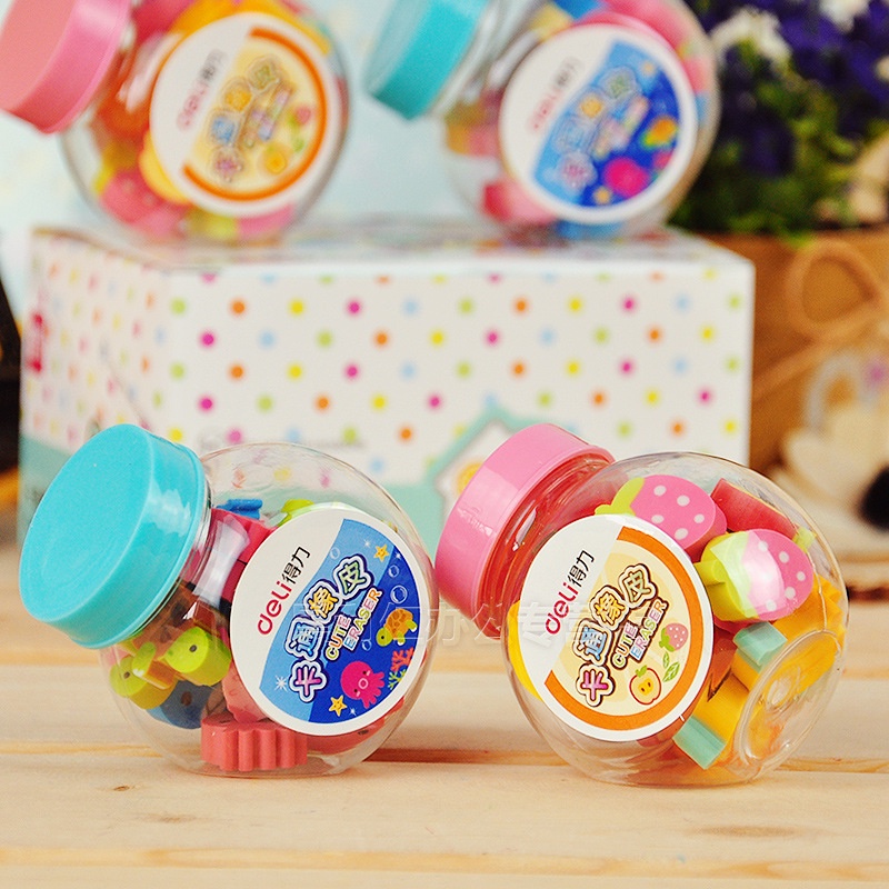 Hộp gôm tẩy học sinh Deli nhiều màu - 7533