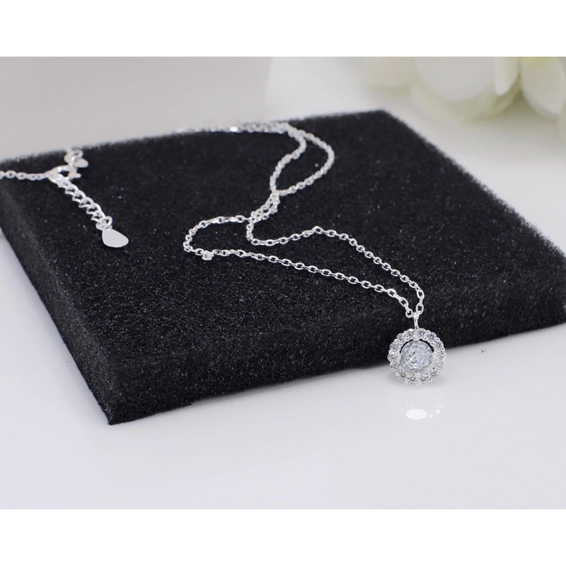Dây chuyền nữ bạc ta có tua chờ tuỳ chỉnh độ dài - Vàng Bạc Khải Khải