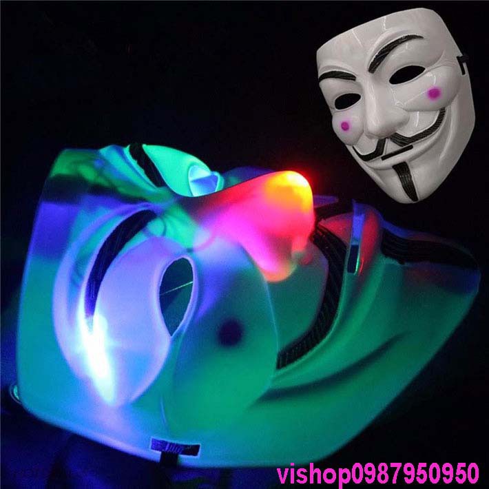 MẶT NẠ HÓA TRANG HACKER anonymous đủ màu cao cấp hàng chính hãng mã sp SV6116