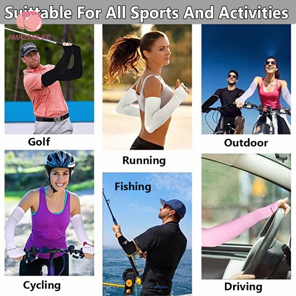 Găng Tay Chống Nắng / Tia UV Co Giãn Màu Trơn Đơn Giản Dùng Khi Chạy Bộ / Câu Cá / Chạy Bộ / Mùa Hè