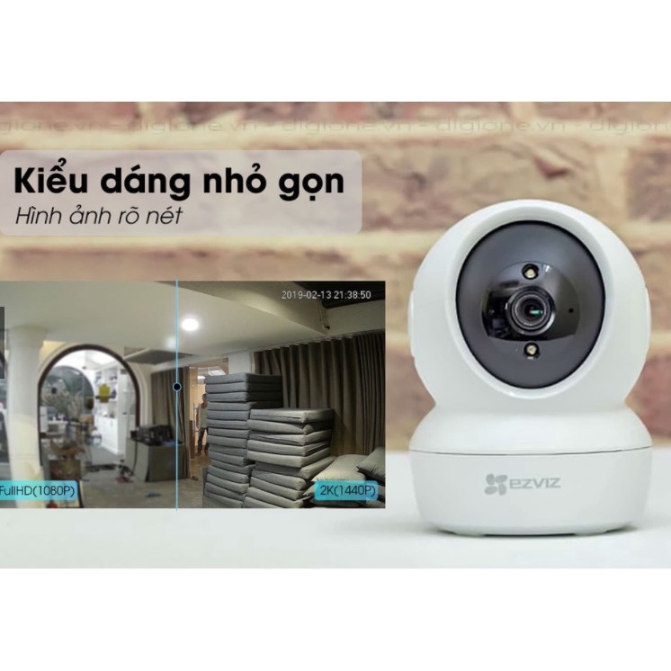Camera wifi không dây, xoay 360 độ, Ezviz C6N 2MP 4MP 2K siêu nét, đàm thoại 2 chiều, theo dõi chuyển động