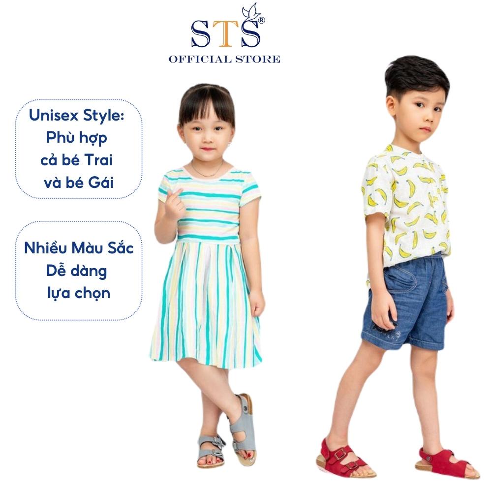 Dép Trẻ Em Đế Trấu ,Bioline quai ngang hàng cao cấp xuất khẩu mã STKID02