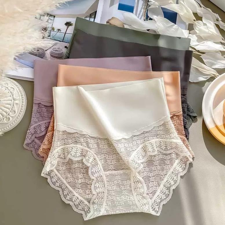 Quần Lót Su Softie Lụa Ren Cạp Cao Gen Bụng Tàng Hình 6331