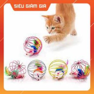 Đồ cho chơi mèo - Bóng lồng chuột