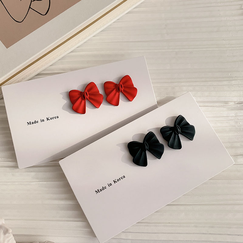 Khuyên tai nơ đơn giản xinh xắn điệu đà cho nữ