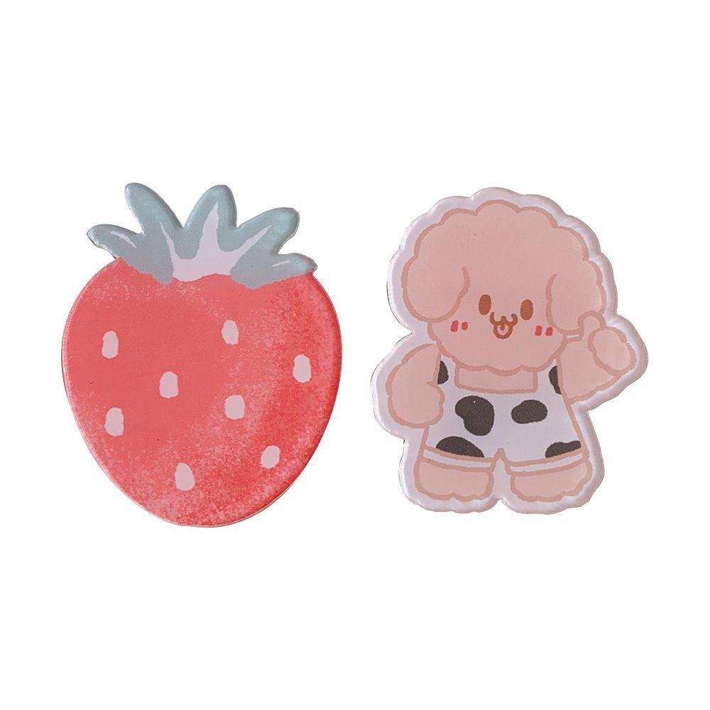 Ghim Cài Áo Bằng Acrylic Hình Gấu / Thỏ Hoạt Hình Dễ Thương