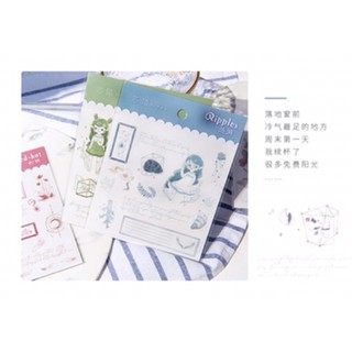 Hình dán sticker cô bé