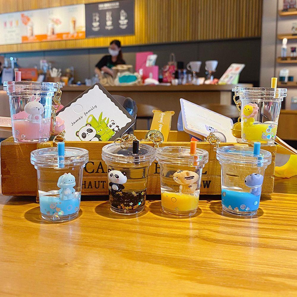 Rebuy1 Móc Khóa Kim Tuyến Nước Hình Động Vật Cho Unisex