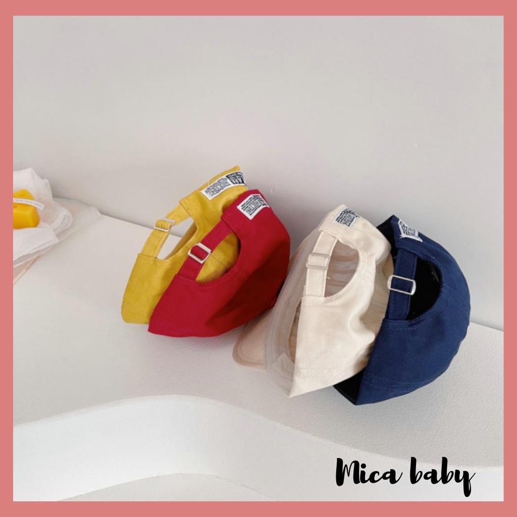 Mũ lưỡi trai mềm in hình chữ cái đáng yêu cho bé MH122 Mica Baby