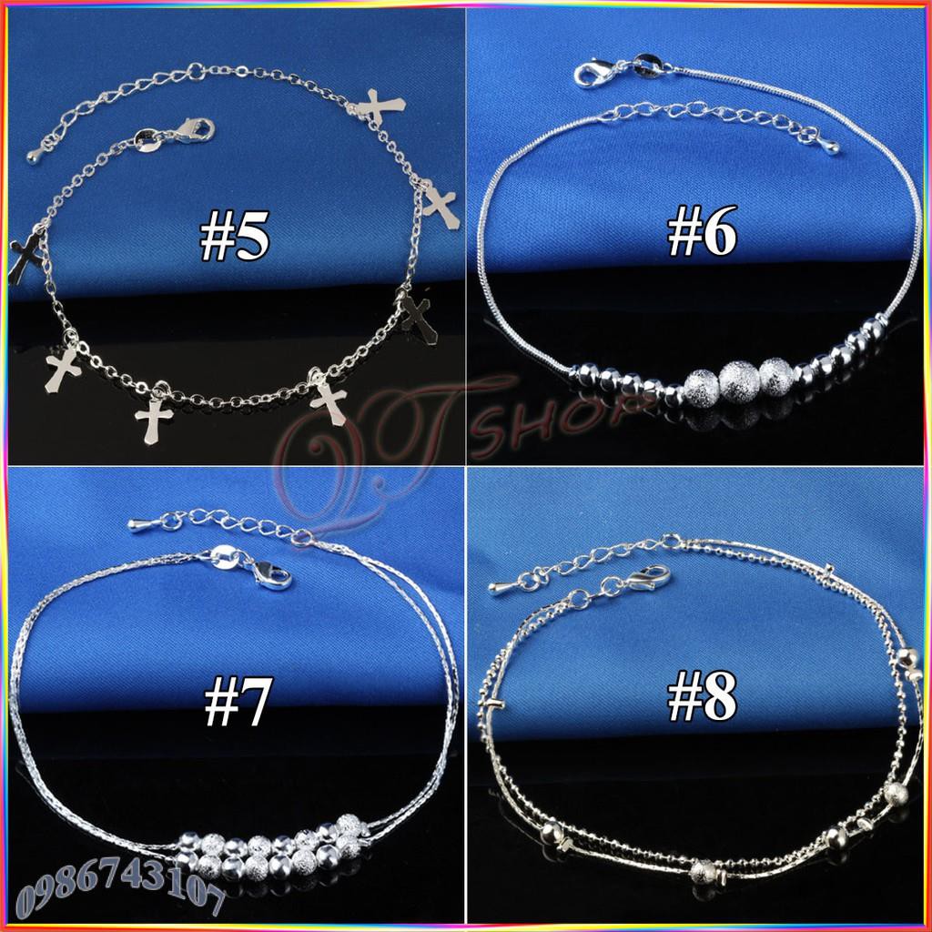 Vòng chân lắc chân bạc Hàn Quốc 18 mẫu LC29A | BigBuy360 - bigbuy360.vn