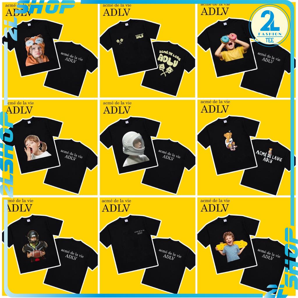 Áo thun tay lỡ form rộng ADLV hàn quốc - Acmé de la vie Full Mẫu Hàng Cao Cấp Vải cotton phong cách ulzzang