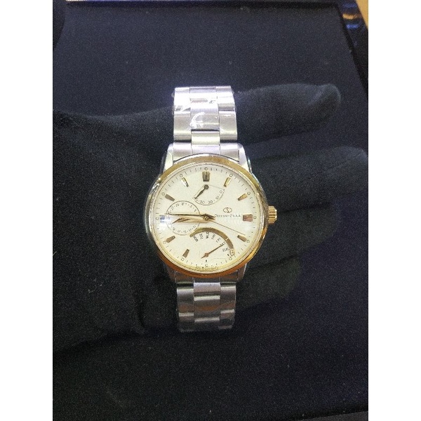 Dây Đồng Hồ Kim Loại Orient Oyster thép không gỉ Khóa 2 Lớp Đầu Tai Ôm