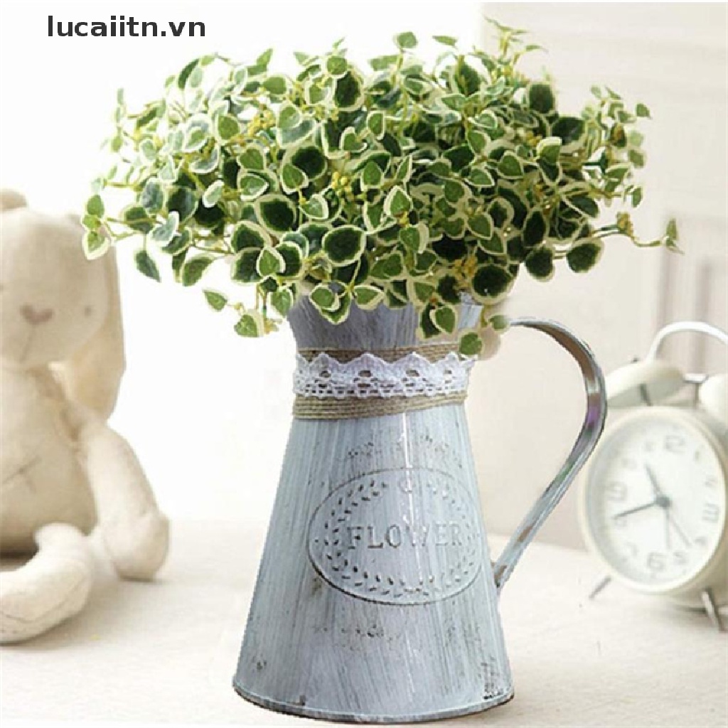 Bình Hoa Bằng Thiếc Phong Cách Vintage Độc Đáo