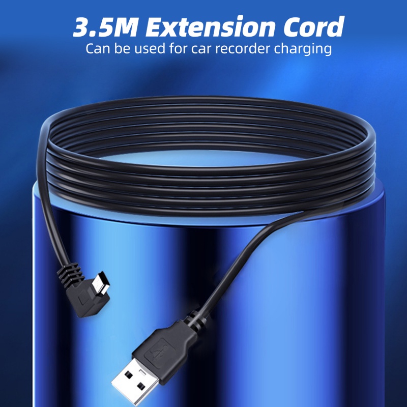 Ổ cắm sạc xe hơi Ankndo 2 cổng Micro USB 3.5M 5V 3.4A cho Camera DVR GPS DC 8V-36V