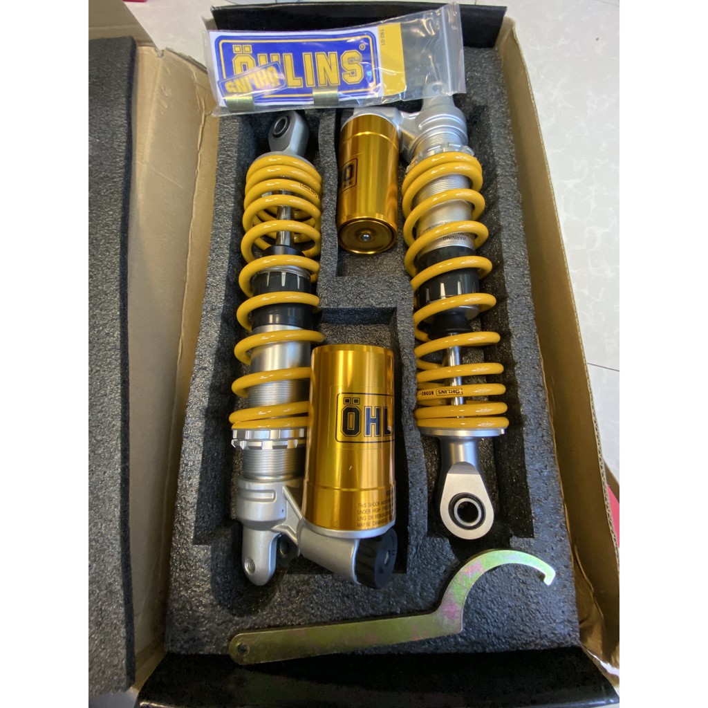 Phuộc nhún sau Ohlins bình dầu cho các xe Ab PCX NVX Novo 4 5 6