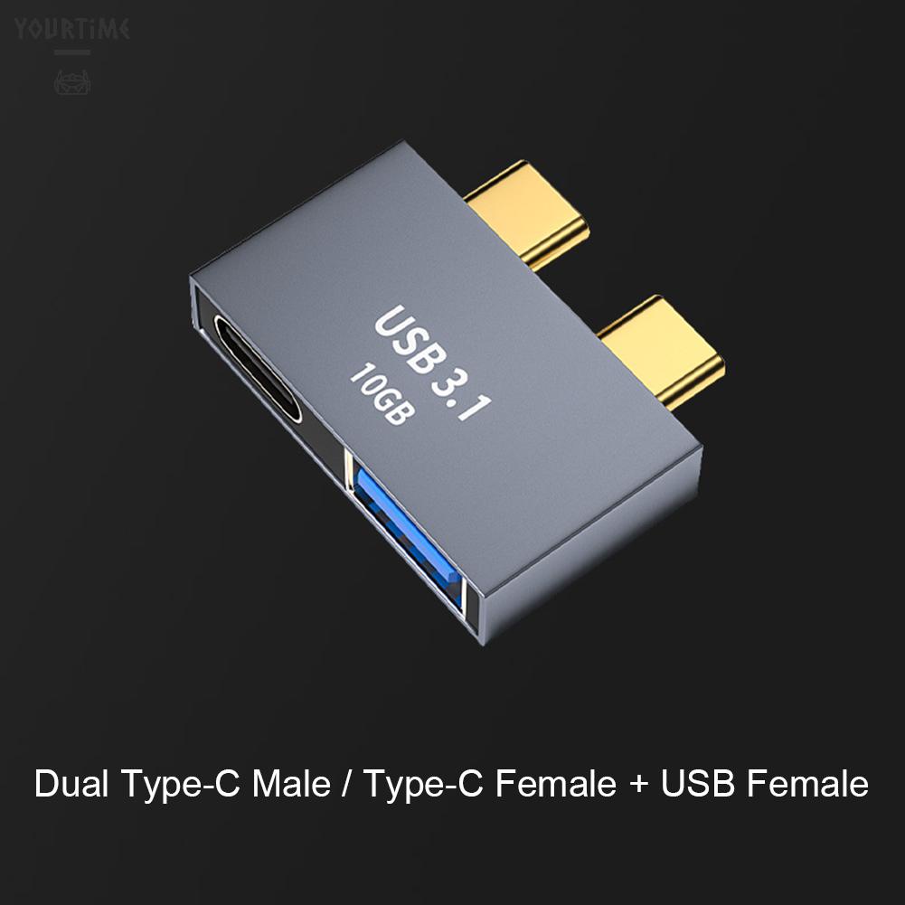 Đế sạc USB C HUB cho laptop táo Thunderbolt 3 Dual Type-C