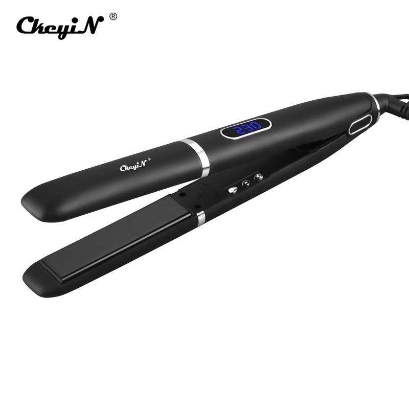 Máy kẹp duỗi tóc thẳng/ uốn xoăn CKEYIN HS483 tấm làm nóng MCH 16 mức điều chỉnh nhiệt độ tạo kiểu đa dạng