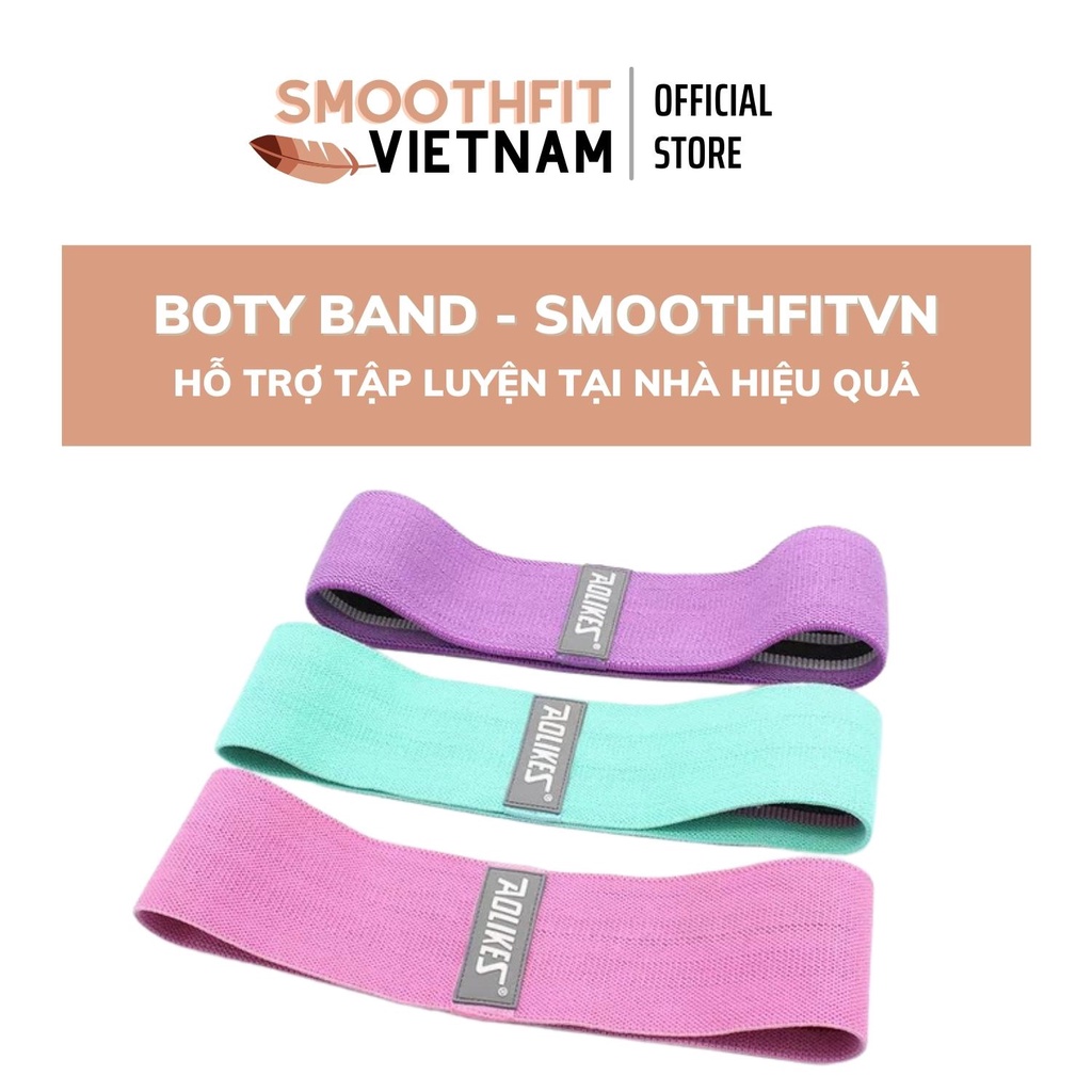Dây Miniband Vải Kháng Lực Tập Đàn Hổi Aolikes - Dụng Cụ Tập Luyện Tại Nhà SmoothFitVN