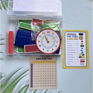 Bộ thực hành LỚP 1 (Học Toán&Học Vần + Bộ lập Phương) TT mới nhất