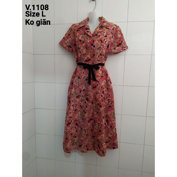 ĐẦM VINTAGE HOẠ TIẾT