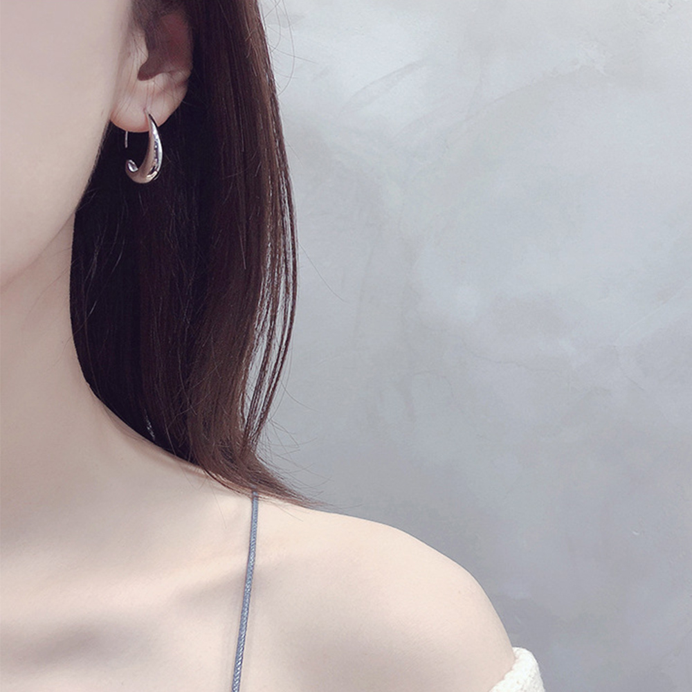 Khuyên Tai Nữ Hình Chữ C Thời Trang