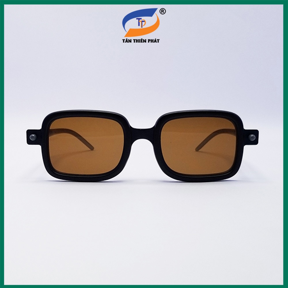 Kính mát nam nữ mắt chữ nhật TTPROBO màu nâu, đen khói, trong suốt. Tròng chống nắng, chống tia UV, gọng ôm mặt
