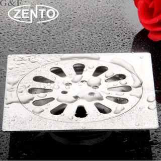 Phễu thoát sàn chống mùi hôi inox Zento TS122-L