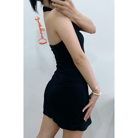 Đầm Ôm Body Cổ Yếm Phá Cách Dày Dặn  YX