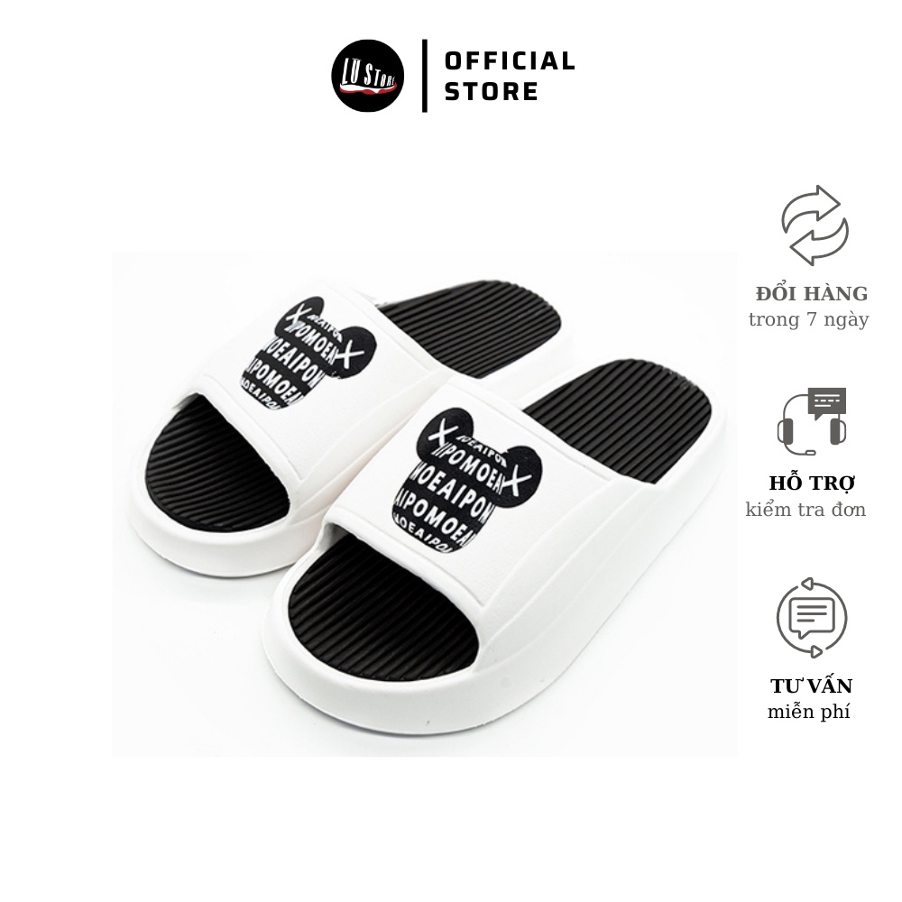 Dép nữ đế cao, dép đúc nam hình chuột 3D chất liệu EVA cao 5cm size kép form to [Lù Store] - DC02