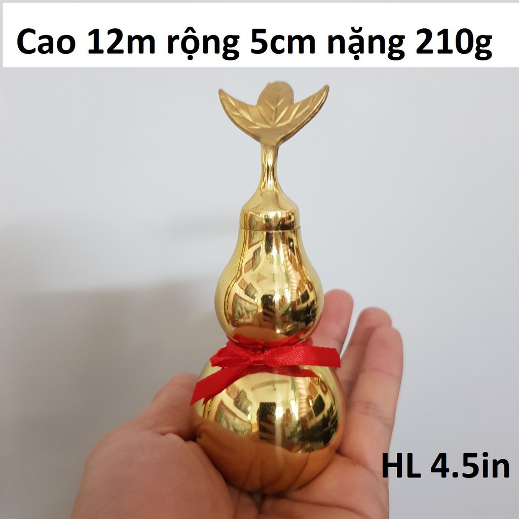 Hồ lô bát quái bằng đồng cao cấp MS09