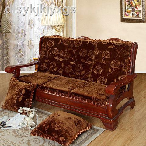 Đệm Lót Ghế Sofa Gỗ Trơn Phong Cách Vintage Chất Lượng Cao