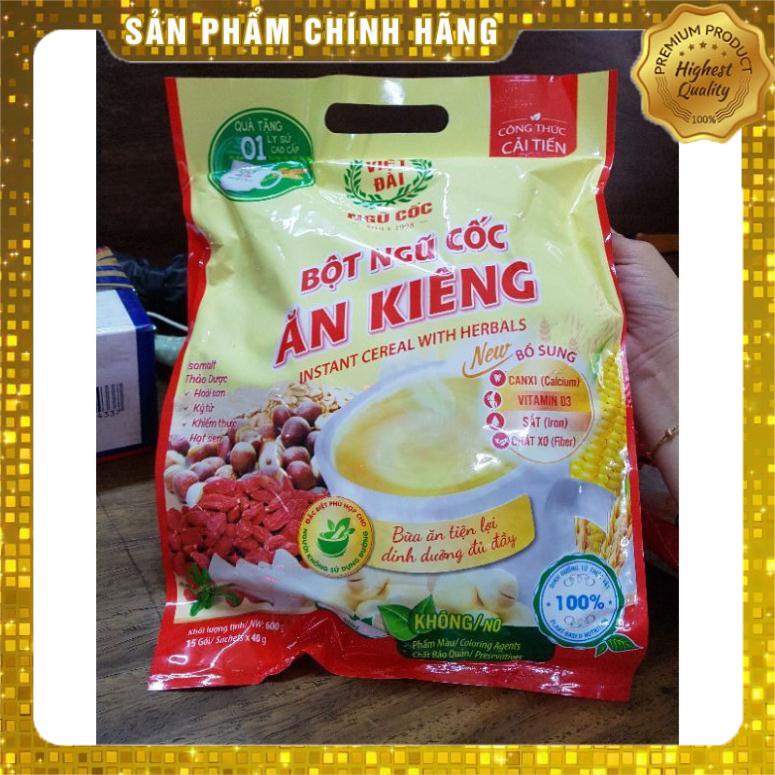 Bột ngũ cốc ăn kiêng Việt Đài bịch 600g (15 gói) 2022