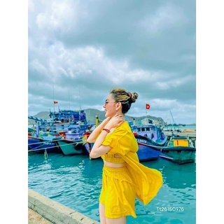 Set Bộ 3 Món Chất Đũi Cao Cấp Thời Trang Nữ