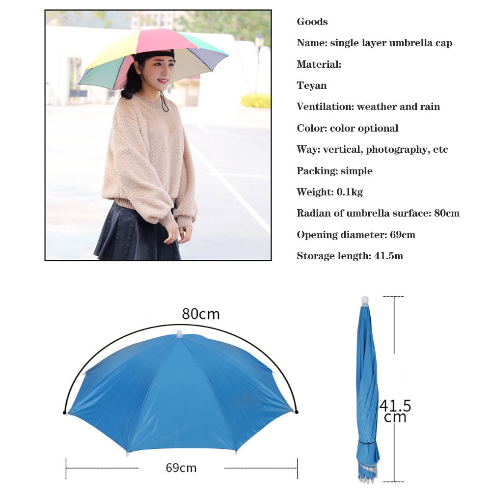 Mũ Dù Cỡ Lớn Tiện Dụng Đi Câu Cá